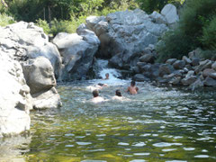 Vers un tobogan (Gardon de St Jean)