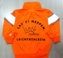 Trainingsjacken-Beflockung
