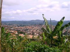 Blick auf Bafoussam