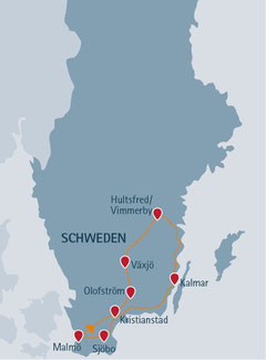 Auf den Spuren von Pippi Langstrumpf durch Schweden reisen