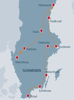 Übernachtung in Karlshamn statt in Karlskrona