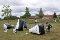 archery tag au parcours aventure du Bugey