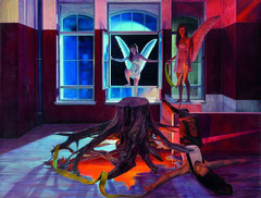 aris kalaizis | das band | öl auf leinwand | 160x210 | 2013