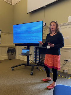 Me, presenting at the 24th EUROTAS Transpersonal Conference, Oxford, 2024