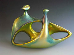 Zsolnay, János Török, Figurine, 1960s