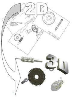 Modélisation de vos plans 2D sous traitance modélisation conversion 2d 3d autodesk 