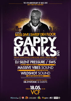 Bass Dive meets Sweep Deh Floor Night - Gappy Ranks