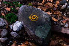 Spirale als Wegweiser