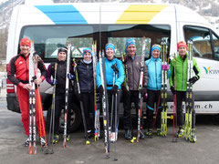 Das bergnatur PUR Langlaufteam im Engadin