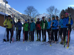 Gruppenbild Mittwoch Morgen Kurs in Gadmen