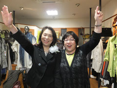 酒井さんと店主ミヨ子