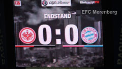 Endstand 0:0 gegen Bayern München