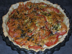 tomate, tarte, recette dieteticienne, dieteticienne, diététique, nutritionniste