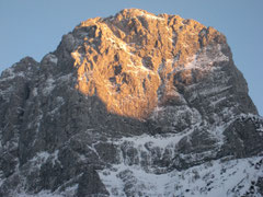 Die Westkante (rechts) der Tieflimauer, Foto vom 13.3.2007