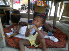 Child In Market - Port Au Prince, Haiti