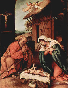 LORENZO LOTTO - Natività