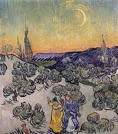 VINCENT VAN GOGH - Passeggiata sotto la luna