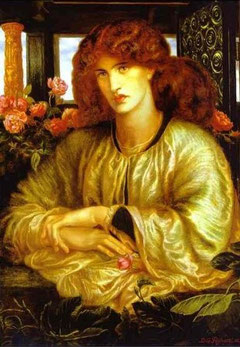 Dante Gabriel Rossetti La donna della finestra 1879