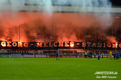 Pyro zum "vermeintlich" letzten Flutlichtspiel