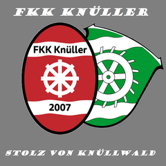 Das Wappen des FKK Knüller, angelehnt an das Wappen der Heimatregion Knüllwald