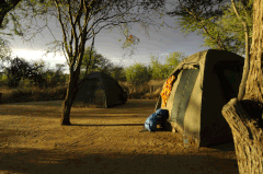 Bruno Deveze  bivouac Botswana trek ©