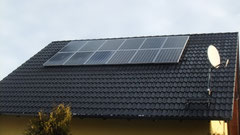 Photovoltaikanlage auf Hausdach  