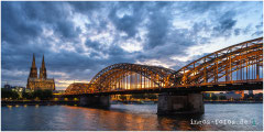 Kölner Dom mit Hohenzollernbrücke