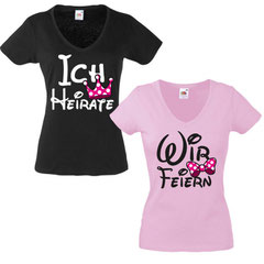 JGA Shirt – Ich Heirate – Wir Feiern