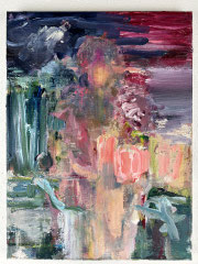 when the pond is calm · Acryl auf Leinwand · 2025