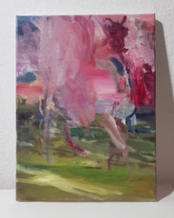 Minotaurus · Acryl und Öl auf Leinwand · 30 x 40 cm · 2024