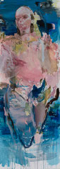grande personne 02 · Acryl auf Papiervlies · 75 x 190 cm · 2024