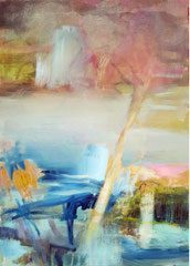 Teil davon / part of it  01 · Acryl auf Leinwand · 50 x 70 cm · 2023