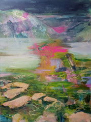 Teil davon / part of it  03 · Acryl auf Leinwand · 50 x 70 cm · 2023