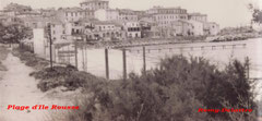 La plage au début des années 60