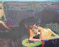 『Kangaroos』　　oil on canvas　727×910