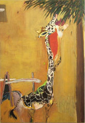 『Giraffe』　oil on canvas    1160×803