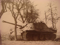 Jagdpanther No 131 after the battle