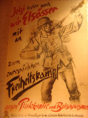 German propaganda leaflet for young Alsatian to join the Wehrmacht