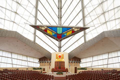 Beth Sholom Synagogue, Elkins Park, Pennsylvania, Frank Lloyd Wright, 1954-1959