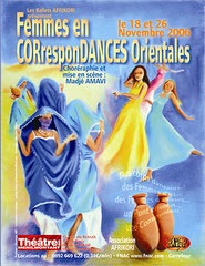 affiche spectacle de danse orientale