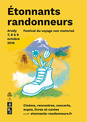 affiche  festival Étonnants Randonneurs 2016