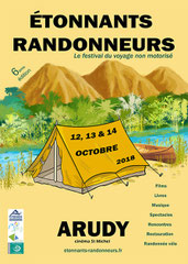 affiche  festival Étonnants Randonneurs 2018