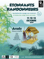 affiche  festival Étonnants Randonneurs   2019