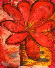 Explosion, Mischtechnik auf Leinwand, 80x100 cm, 400 €