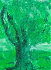 Mentor, Mischtechnik auf Leinwand, 60x 80 cm, 350 €, verkauft