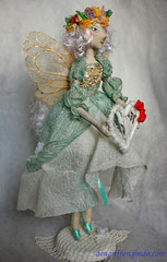 Текстильная кукла Фея исполнения желаний http://dongriffon.jimdo.com/