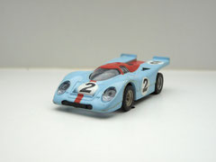 Faller AMS AURORA AFX Porsche 917k Gulf #2 klare Scheibe