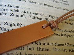 Lesezeichen Kupfer mit Name