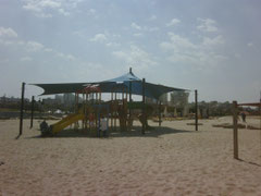 Aire de jeux sur la plage