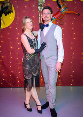 Vintage Look Publikum in Düsseldorf, Show Burlesque